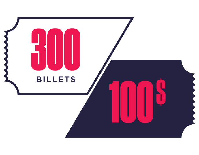 300 for $100